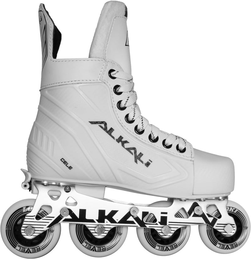 Alkali Cele Adjustable Senior Junior Youth Roller Inline Hockey Skates, New Model - Image 1